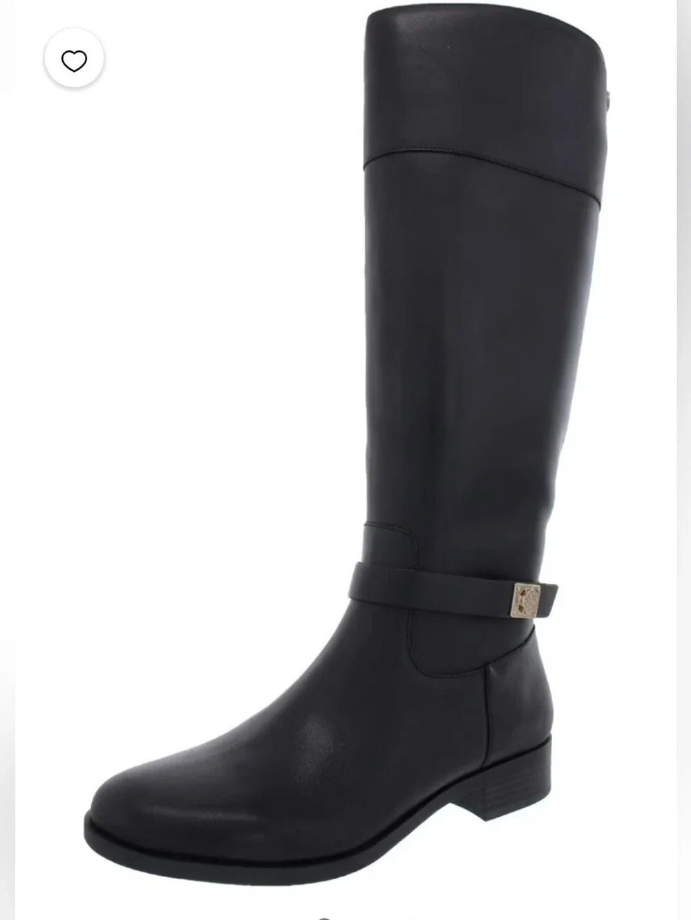 (Ew)Charter Club Womens Johannes Leather Tall Knee-High Boots